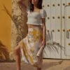 Nava Tie Dye Midi Skirt -Chic Ladies Wear Shop 200119 ASTR Label 0695