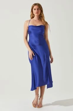 Gaia Midi Dress -Chic Ladies Wear Shop ACDR100133S INDIGO 2