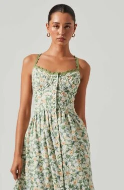 Chic Ladies Wear Shop -Chic Ladies Wear Shop ACDR101467 OLIVEYELLOWFLORAL 3
