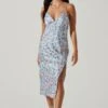 Florentina Floral Midi Dress 1 Florentina Floral Midi Dress -Chic Ladies Wear Shop ACDR101584 BLUEPINKFLORAL 1