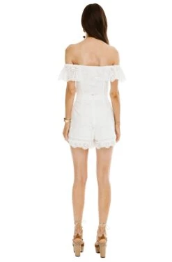Anna Shorts -Chic Ladies Wear Shop ACP6433 OFF WHITE 03