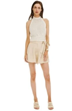 Jayden Shorts 23 Jayden Shorts -Chic Ladies Wear Shop ACP6449B CAPPUCCINO 01