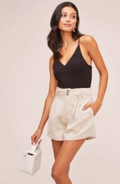 Sophia Shorts -Chic Ladies Wear Shop ACP7050 NATURAL 4A