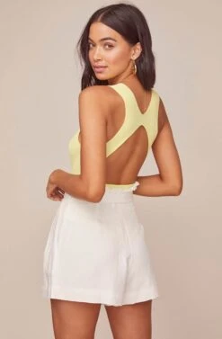 Pacific Pleated Shorts -Chic Ladies Wear Shop ACP7113 WHITE 4