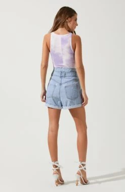 Davina Denim Shorts -Chic Ladies Wear Shop ACP7212 LTDENIM 3