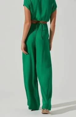 Sayla Wide Leg Pants -Chic Ladies Wear Shop ACP7246TX GREEN 3