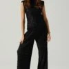 Savine Textured Pants -Chic Ladies Wear Shop ACP7259S BLACK 1