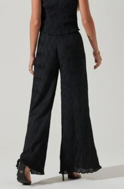 Janesa Wide Leg Pants -Chic Ladies Wear Shop ACP7267 BLACK 5