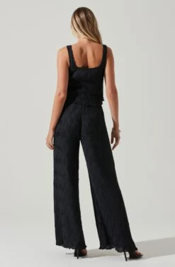 Janesa Wide Leg Pants -Chic Ladies Wear Shop ACP7267 BLACK 6