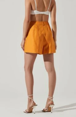 Jacinta High Waist Shorts 14 Jacinta High Waist Shorts -Chic Ladies Wear Shop ACP7268 MUSTARD 03