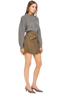 Dionne Skirt -Chic Ladies Wear Shop ACS8090 CARAMEL 02