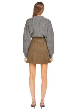 Dionne Skirt -Chic Ladies Wear Shop ACS8090 CARAMEL 03