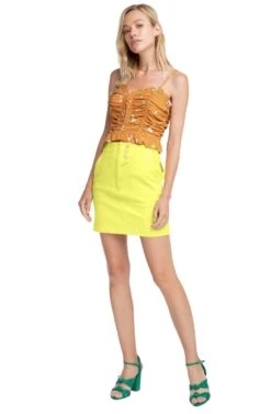 Wallace Mini Skirt 8 Wallace Mini Skirt -Chic Ladies Wear Shop ACS9018 LEMON DROP YELLOW 1 0564e601 2851 422e b5f3 8406170151ef