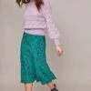 Pamela Leopard Midi Skirt 1 Pamela Leopard Midi Skirt -Chic Ladies Wear Shop ACS9022B GREEN LILAC LEOPARD 4A