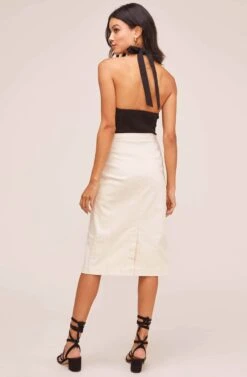 Eileen Midi Skirt -Chic Ladies Wear Shop ACS9026 NATURAL 4A