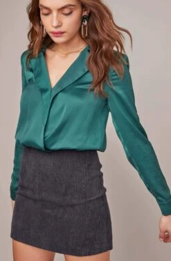 Uma Mini Skirt -Chic Ladies Wear Shop ACS9033 BLACK 2A