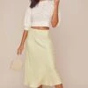 Nava Midi Skirt -Chic Ladies Wear Shop ACS9045B CELERY 2