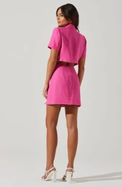 Covina Mini Skirt -Chic Ladies Wear Shop ACS9096L PINK 5