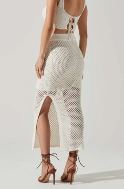 Carlina Crochet Midi Skirt -Chic Ladies Wear Shop ACS9118 WHITE 3 79cd8150 d70d 475a ad51 5a7ae51269b1