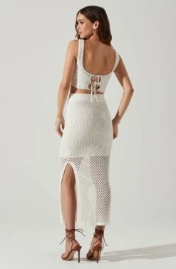 Carlina Crochet Midi Skirt -Chic Ladies Wear Shop ACS9118 WHITE 4 89f84320 c2c6 4929 95b4 ddc78260c4f7