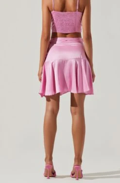 Ellery Ruffle Mini Skirt -Chic Ladies Wear Shop ACS9122 PINK 3