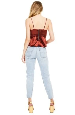 Vanessa Top -Chic Ladies Wear Shop ACT12687 RUST 03