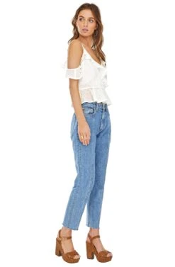 April Top -Chic Ladies Wear Shop ACT13385B IVORY 02 45634bf9 8374 4762 9a5e e1149b6641c2