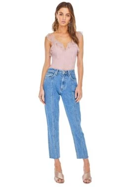 Lily Lace Bodysuit -Chic Ladies Wear Shop ACT13388 ROSE 01