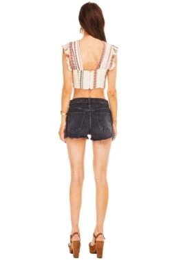 Bethany Top 19 Bethany Top -Chic Ladies Wear Shop ACT13441 CREAM FLORAL STRIPE 03 a38c1acc fe6c 4bca 827f c56fa8d5c981