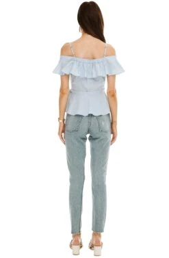 Carly Top -Chic Ladies Wear Shop ACT13610 FRENCH BLUE 03 abe84115 e92d 4659 b0ff c50dee42cd97