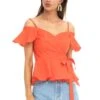 Carly Top -Chic Ladies Wear Shop ACT13610 RED ORANGE 00 5d28abb4 287c 4c63 8394 a3d904f06587