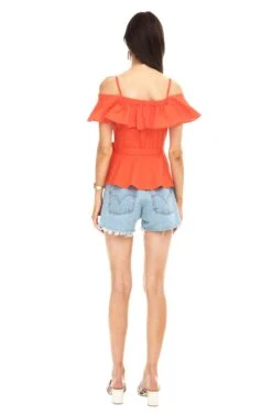 Carly Top -Chic Ladies Wear Shop ACT13610 RED ORANGE 03 b957db10 7c5b 4d92 9b14 bc707e47a224