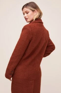 Blair Coat -Chic Ladies Wear Shop ACT13910B WARM CINNAMON 5