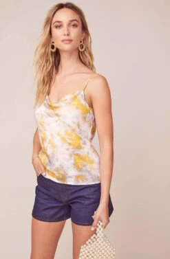 Darla Tie Dye Top 11 Darla Tie Dye Top -Chic Ladies Wear Shop ACT15035 LEMON PINK TIE DYE 3