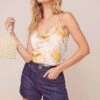 Darla Tie Dye Top -Chic Ladies Wear Shop ACT15035 LEMON PINK TIE DYE 7