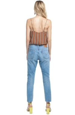 Cowl Cami Bodysuit -Chic Ladies Wear Shop ACT15040 BROWN GREEN 03