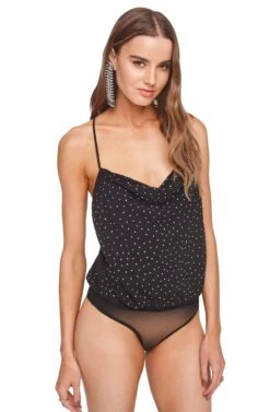 Cosmo Tank Bodysuit -Chic Ladies Wear Shop ACT15103 BLACK 04