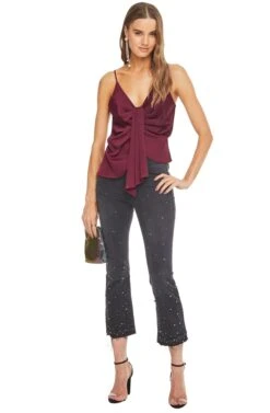 Gina Top -Chic Ladies Wear Shop ACT15112 CABERNET 01