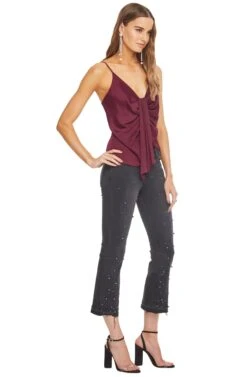 Gina Top -Chic Ladies Wear Shop ACT15112 CABERNET 02
