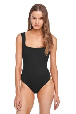 Nellie Tank Bodysuit -Chic Ladies Wear Shop ACT15122 BLACK 04