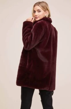 Cleo Coat -Chic Ladies Wear Shop ACT15125 PLUM 6