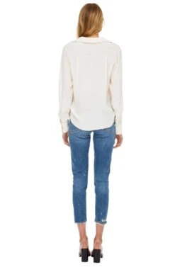 Effect Top -Chic Ladies Wear Shop ACT15176 CREAM 03