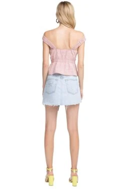 Caden Top -Chic Ladies Wear Shop ACT15258 BRICK WHITE 3 bc181ef5 f853 417e be77 ee65da6ddc5e