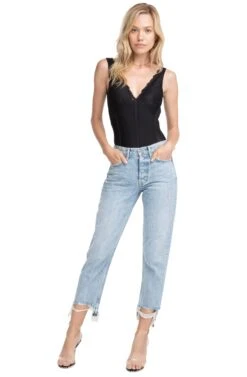 Austin Lace Bodysuit -Chic Ladies Wear Shop ACT15295 BLACK 1