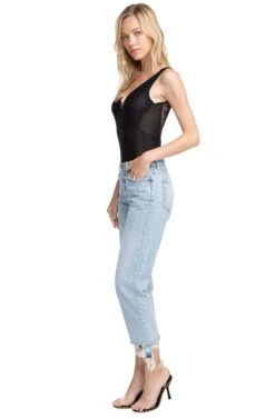 Austin Lace Bodysuit -Chic Ladies Wear Shop ACT15295 BLACK 2