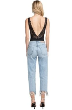 Austin Lace Bodysuit -Chic Ladies Wear Shop ACT15295 BLACK 3