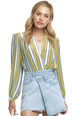 Quinn Striped Bodysuit
