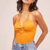 Suze Bodysuit -Chic Ladies Wear Shop ACT15401 SUNSET ORANGE 5A