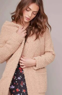 Fauna Coat (Sold Out) -Chic Ladies Wear Shop ACT15455 CAFE AU LAIT 4A d91b793f f32d 4755 ab73 aa1b58976510