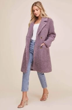 Freddie Coat -Chic Ladies Wear Shop ACT15475 LAVENDER 1